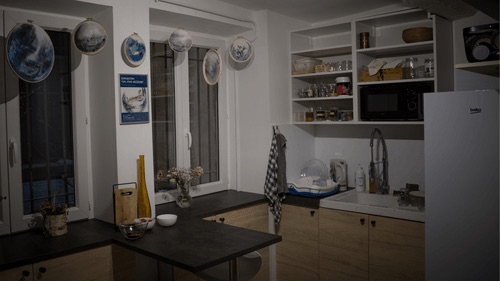 Espace cuisine Atelier des Ombres